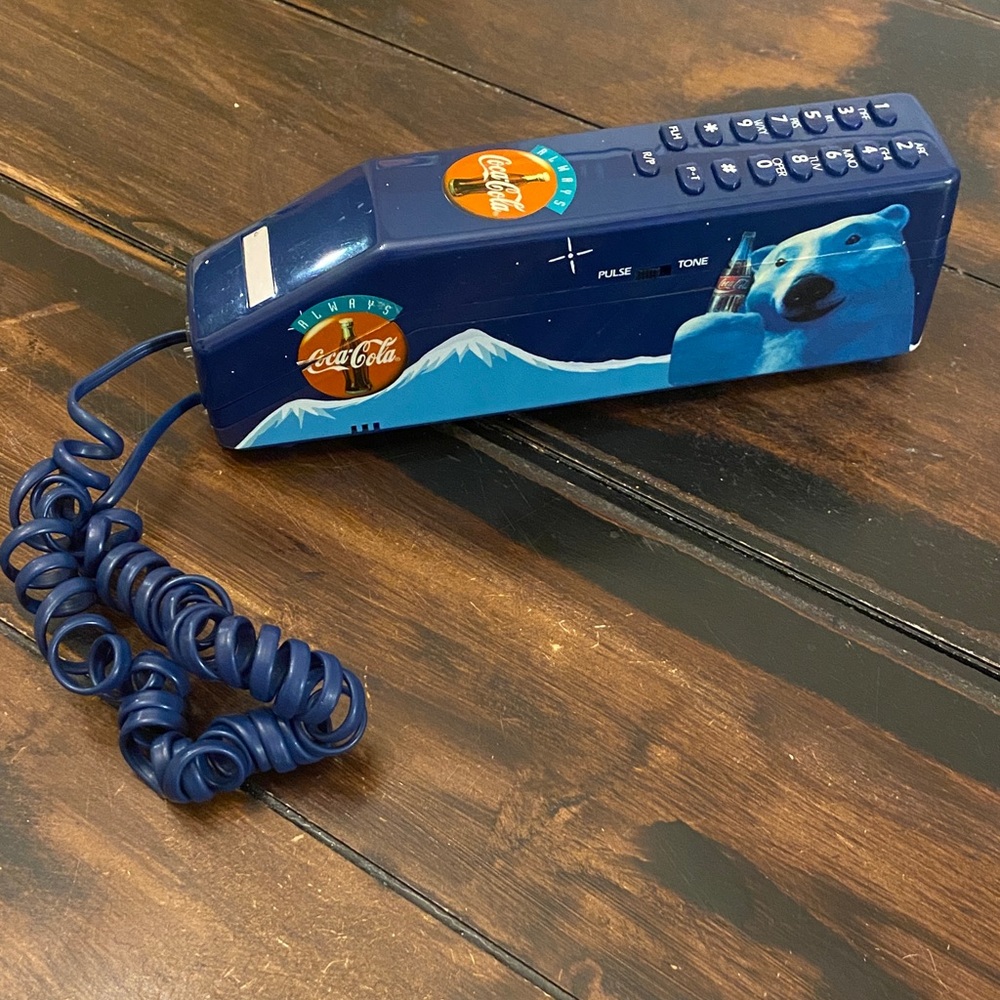 Coca-Cola Blue Polar Bear Phone